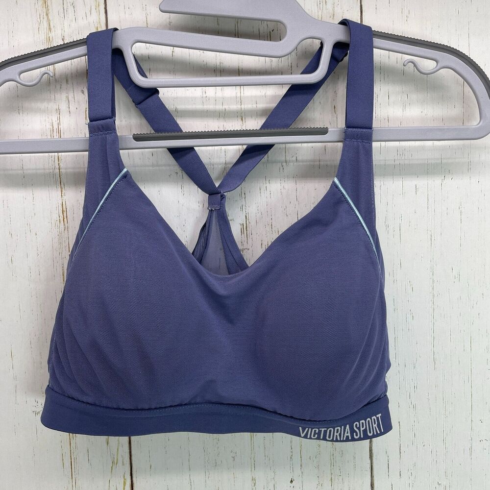 LIGHTWEIGHT by Victoria's Secret Sports Bra Women's Size 34B Purple Racerback
